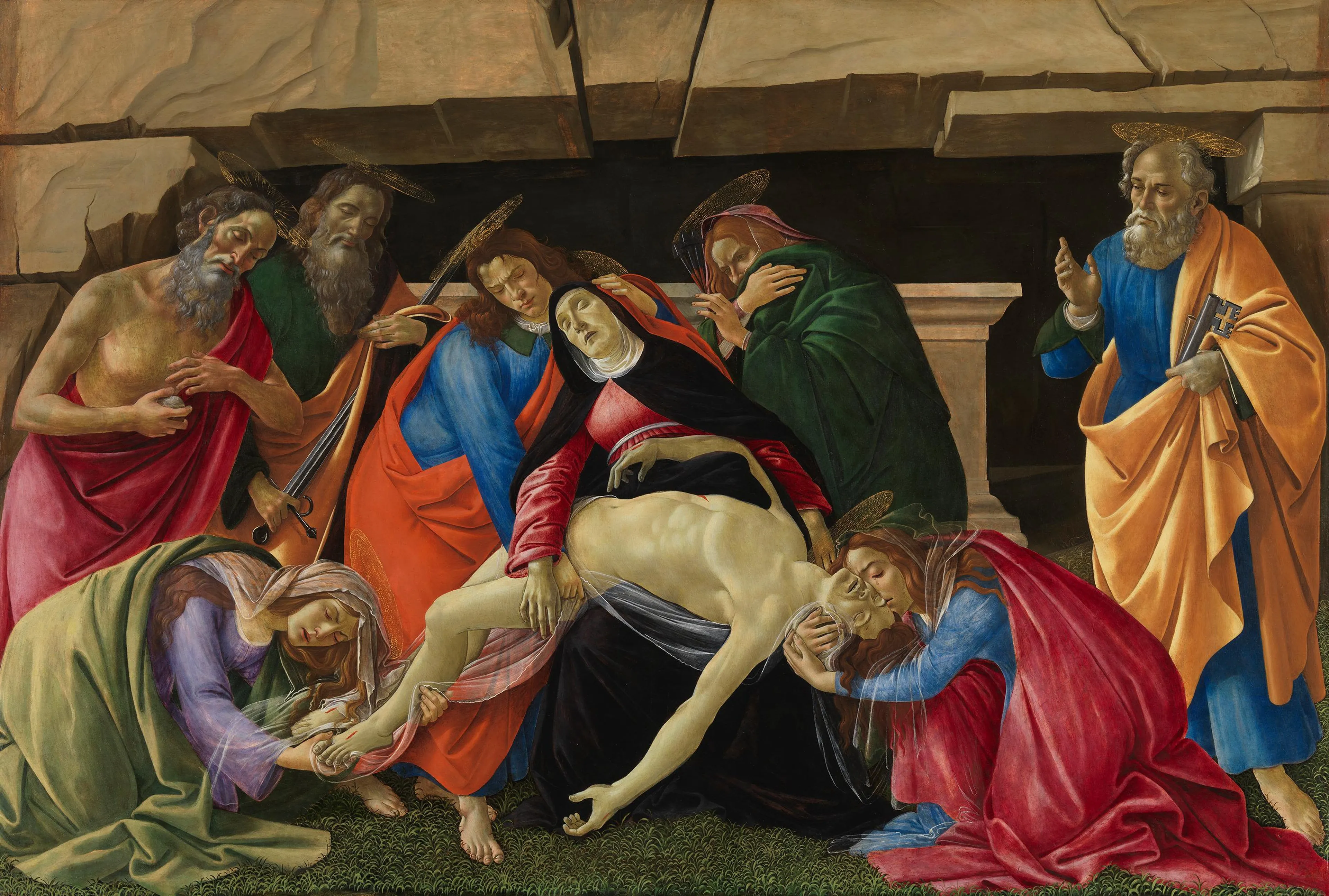Sandro Boticelli's Lamentation over the Dead Christ